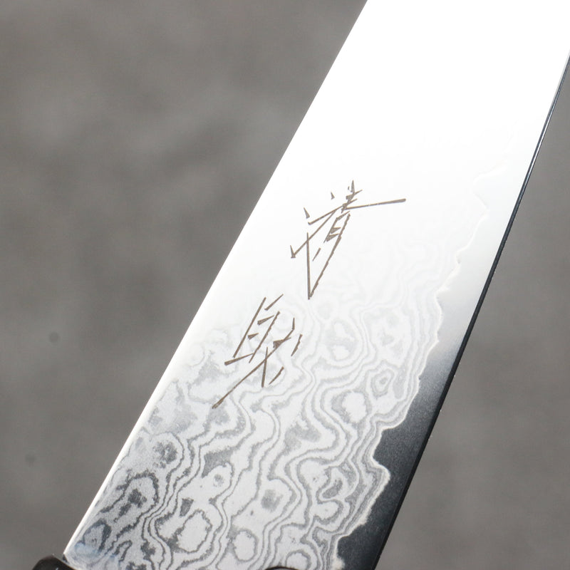 Seisuke VG10 Damascus Kiritsuke Petty-Utility  105mm Magnolia Handle - Japannywholesale