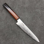 Kanjyo SG2 Damascus Petty-Utility  150mm Burnt Wood Lacquered Handle - Japannywholesale