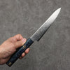 Kanjyo SG2 Damascus Petty-Utility  150mm Blue Lacquered Handle - Japannywholesale