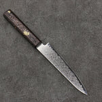 Kanjyo SG2 Damascus Petty-Utility  150mm Purple Lacquered  Handle - Japannywholesale