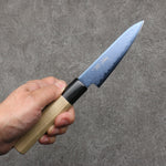 Seisuke VG10 Ion plating Damascus Petty-Utility  105mm Magnolia Handle - Japannywholesale