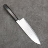 Seisuke VG10 Damascus Santoku  180mm Ebony Wood Handle - Japannywholesale