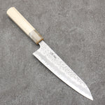 Seisuke Kumo White Steel No.1 Hammered Gyuto  180mm Magnolia Handle - Japannywholesale