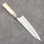 Seisuke Kumo White Steel No.1 Hammered Gyuto  180mm Magnolia Handle - Japannywholesale