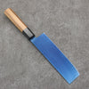 Seisuke SK-85 Ion plating Nakiri  175mm Teak (ferrule: Black Plastic) Handle - Japannywholesale