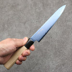 Seisuke VG10 Ion plating Damascus Petty-Utility  150mm Magnolia Handle - Japannywholesale