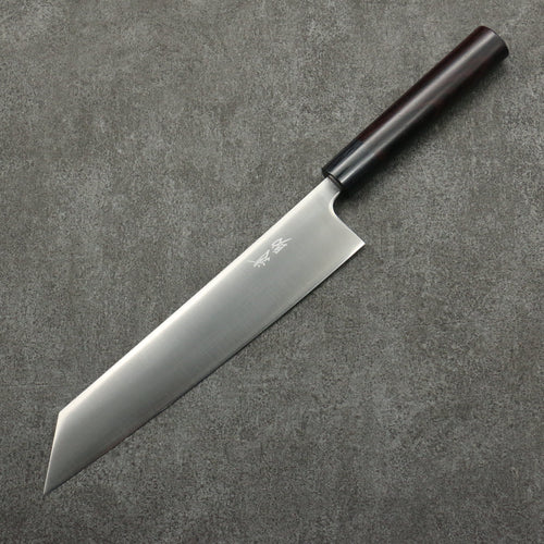 Seisuke SRS13 Migaki Finished Kiritsuke Gyuto  240mm Rosewood (Ferrule: Black Pakka Wood) Handle - Japannywholesale