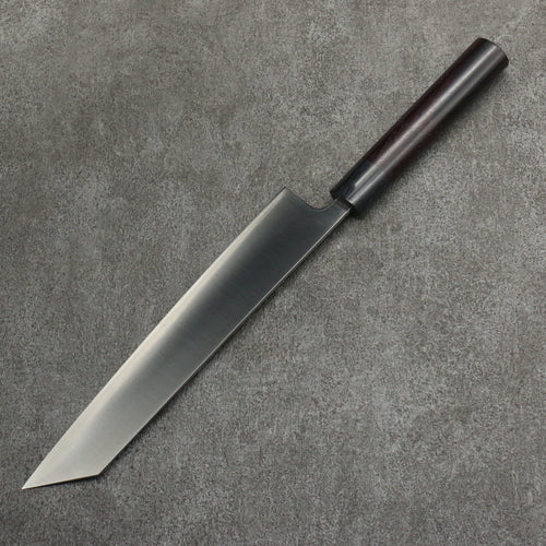 Seisuke SRS13 Migaki Finished Kiritsuke Gyuto  240mm Rosewood (Ferrule: Black Pakka Wood) Handle - Japannywholesale