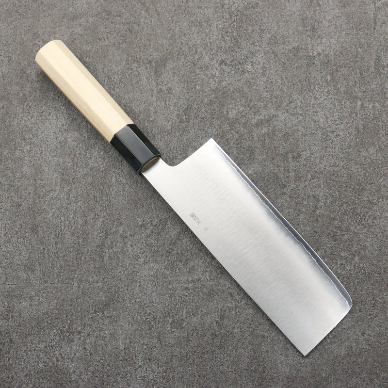 Kikuzuki Silver Steel No.3 Bokashi Nakiri  180mm Magnolia Handle - Japannywholesale