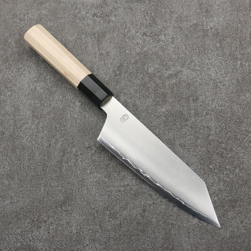 Kikuzuki Silver Steel No.3 Bokashi Kiritsuke Santoku  180mm Magnolia Handle - Japannywholesale