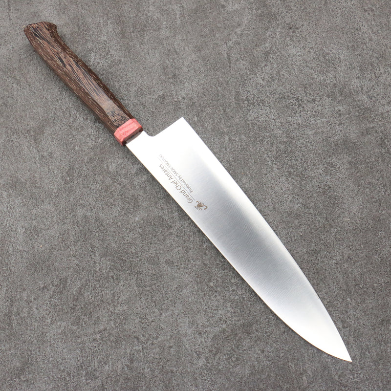 Sakai Takayuki Grand Chef Antares Swedish Steel-stn Sujihiki  240mm Wenge Handle - Japannywholesale