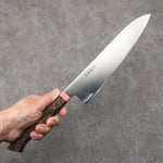 Sakai Takayuki Grand Chef Antares Swedish Steel-stn Sujihiki  240mm Wenge Handle - Japannywholesale