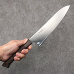 Sakai Takayuki Grand Chef Antares Swedish Steel-stn Sujihiki  240mm Wenge Handle - Japannywholesale