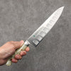 Sakai Takayuki Grand Chef SP Uddeholm Swedish stain-resistant steel Gyuto Salmon  210mm SP Type III (Pearl) Handle - Japannywholesale