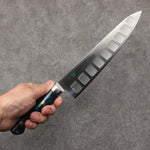 Sakai Takayuki Grand Chef SP Uddeholm Swedish stain-resistant steel Gyuto Salmon  210mm SP Type III (Galaxy) Handle - Japannywholesale