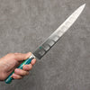 Sakai Takayuki Grand Chef SP Uddeholm Swedish stain-resistant steel Sujihiki Salmon  240mm SP Type III (Jungle) Handle - Japannywholesale