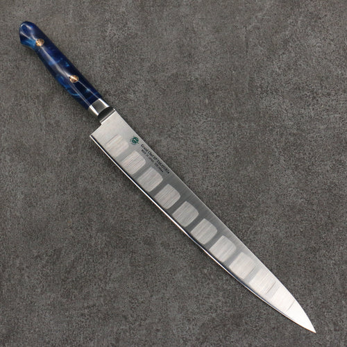 Sakai Takayuki Grand Chef SP Uddeholm Swedish stain-resistant steel Sujihiki Salmon  240mm SP Type III (Ocean) Handle - Japannywholesale