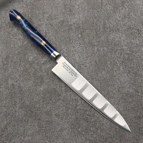 Sakai Takayuki Grand Chef SP Uddeholm Swedish stain-resistant steel Petty-Utility Salmon  150mm SP Type III (Ocean) Handle - Japannywholesale