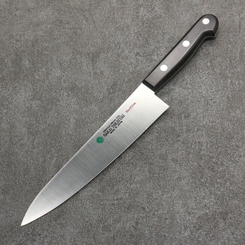 Sakai Takayuki Grand Chef Swedish Steel-stn Gyuto  210mm Black Pakka wood Handle - Japannywholesale