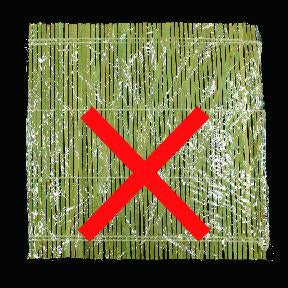 Hasegawa Cutting Board Sushi Roll Mat M 250mm x 240mm - Japannywholesale