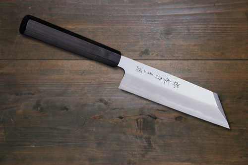 Sakai Takayuki Blue Steel No.2 Mukimono  180mm Ebony Wood Handle - Japannywholesale