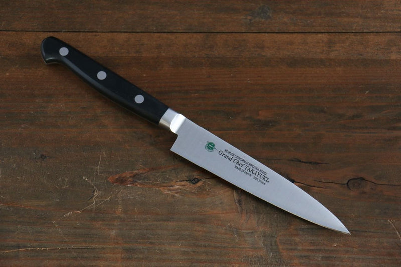 Sakai Takayuki Grand Chef Swedish Steel-stn Petty-Utility  120mm - Japannywholesale