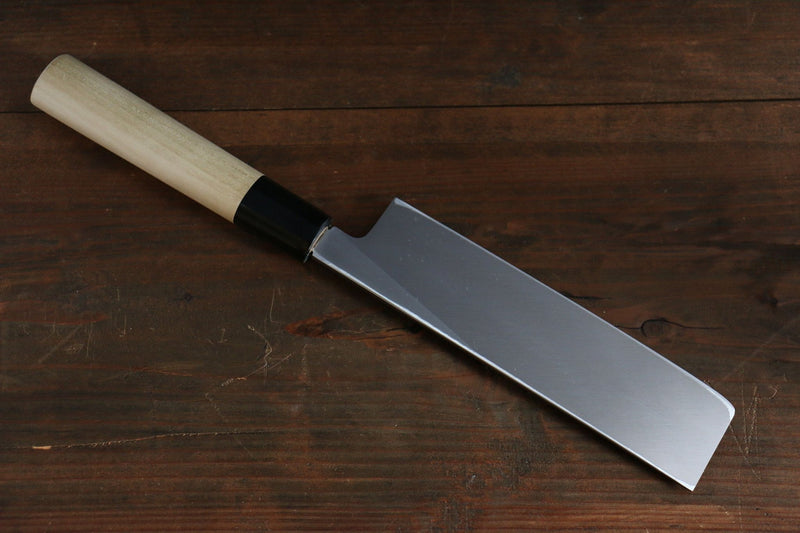 Sakai Takayuki INOX Molybdenum Usuba  180mm Magnolia Handle - Japannywholesale