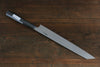 Sakai Takayuki Byakko White Steel No.1 Kiritsuke Yanagiba  330mm Ebony Wood Handle with Sheath - Japannywholesale