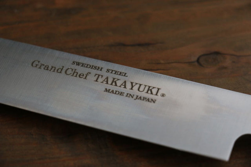 Sakai Takayuki Grand Chef [Left Handed] Swedish Steel-stn Kiritsuke Yanagiba  260mm with Sheath - Japannywholesale