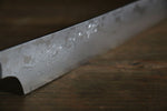 Sakai Takayuki Silver Steel No.3 Damascus Kengata Yanagiba  270mm - Japannywholesale