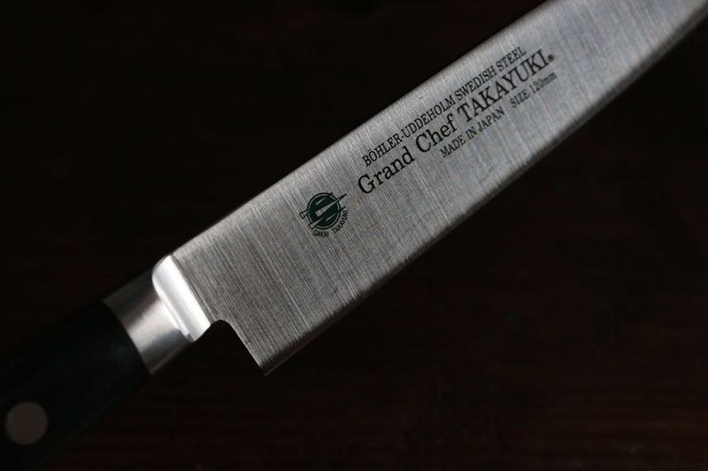 Sakai Takayuki Grand Chef Swedish Steel-stn Petty-Utility  90mm - Japannywholesale