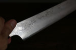 Sakai Takayuki Silver Steel No.3 Damascus Kengata Yanagiba  300mm - Japannywholesale