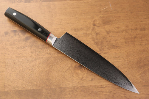 Seisuke Saiun VG10 Damascus Gyuto  200mm Black Micarta Handle - Japannywholesale