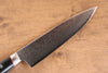 Seisuke Saiun VG10 Damascus Gyuto  200mm Black Micarta Handle - Japannywholesale