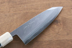 Jikko Shiko Blue Steel Kiritsuke Deba  120mm Ebony with Double Ring Handle - Japannywholesale