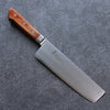 Sakai Takayuki VG5 Hammered Nakiri  180mm Brown Pakka wood Handle - Japannywholesale