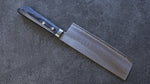 Kunihira Kokuryu VG10 Hammered Nakiri  165mm Blue Pakka wood Handle - Japannywholesale