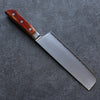 Sakai Takayuki VG5 Hammered Nakiri  180mm Brown Pakka wood Handle - Japannywholesale