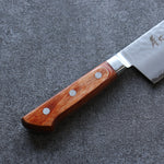 Sakai Takayuki VG5 Hammered Nakiri  180mm Brown Pakka wood Handle - Japannywholesale