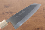 Jikko Shiko Blue Steel Kiritsuke Deba  150mm Ebony with Double Ring Handle - Japannywholesale