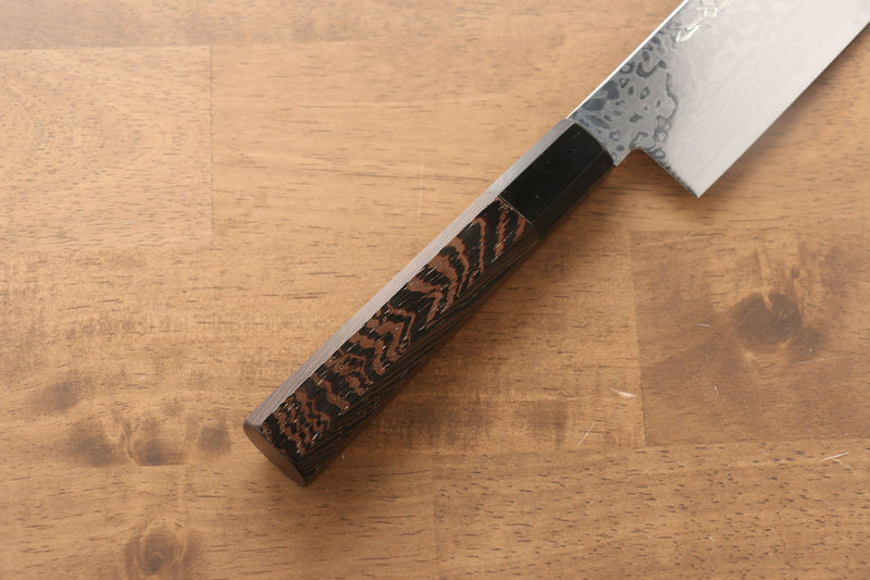 Sakai Takayuki Galaxy ZA-18 Damascus Nakiri  165mm Wenge Handle - Japannywholesale