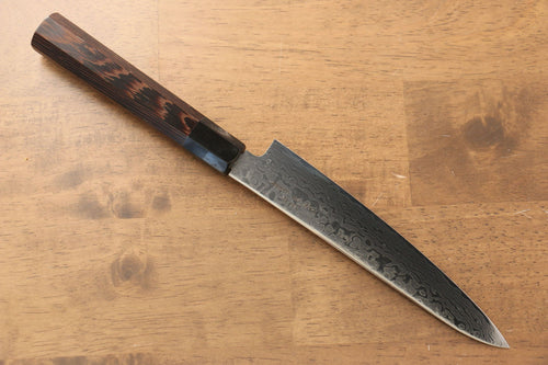 Sakai Takayuki Galaxy ZA-18 Damascus Petty-Utility  150mm Wenge Handle - Japannywholesale