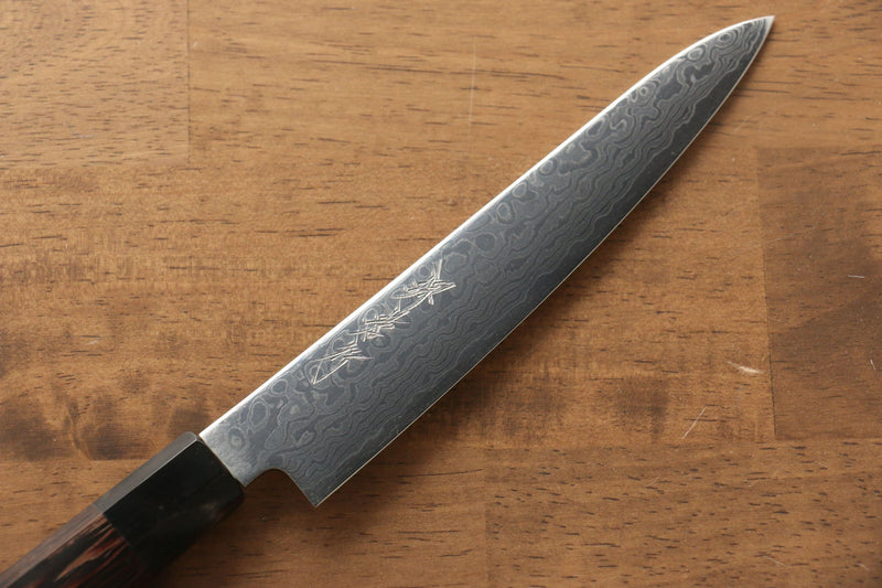 Sakai Takayuki Galaxy ZA-18 Damascus Petty-Utility  150mm Wenge Handle - Japannywholesale