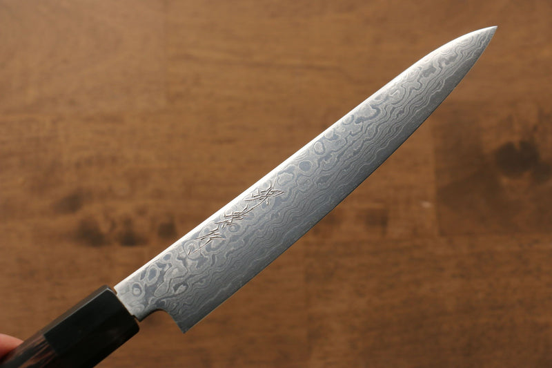 Sakai Takayuki Galaxy ZA-18 Damascus Petty-Utility  150mm Wenge Handle - Japannywholesale