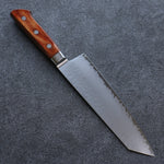 Sakai Takayuki VG5 Hammered Kiritsuke Gyuto  190mm Brown Pakka wood Handle - Japannywholesale