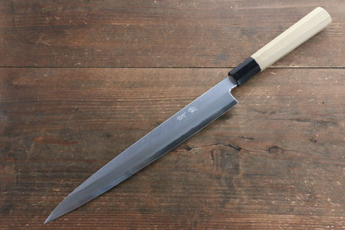 Seisuke [Left Handed] White Steel No.2 Kasumitogi Yanagiba - Japannywholesale