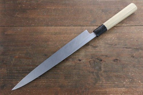 Seisuke [Left Handed] White Steel No.2 Kasumitogi Yanagiba - Japannywholesale