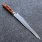 Sakai Takayuki VG5 Hammered Sujihiki  240mm Brown Pakka wood Handle - Japannywholesale