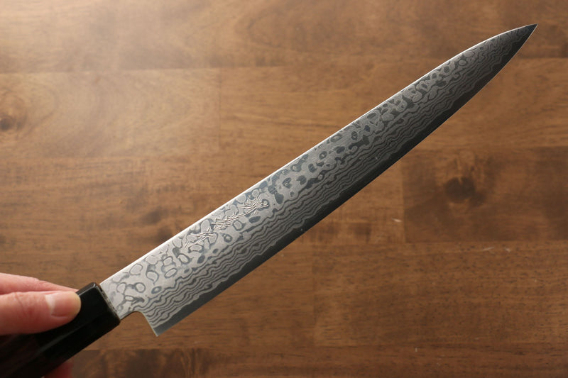 Sakai Takayuki Galaxy ZA-18 Damascus Sujihiki  240mm Wenge Handle - Japannywholesale