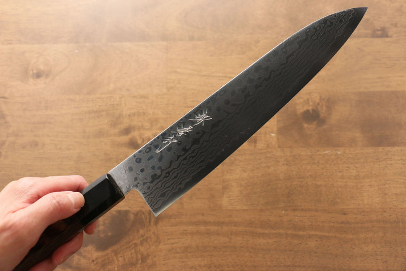 Sakai Takayuki Galaxy ZA-18 Damascus Gyuto  210mm Wenge Handle - Japannywholesale